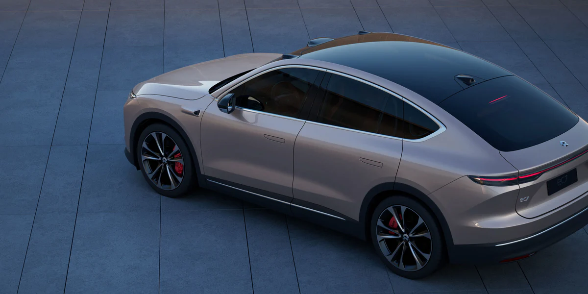 NIO EC7 — ujęcie z galerii modelu