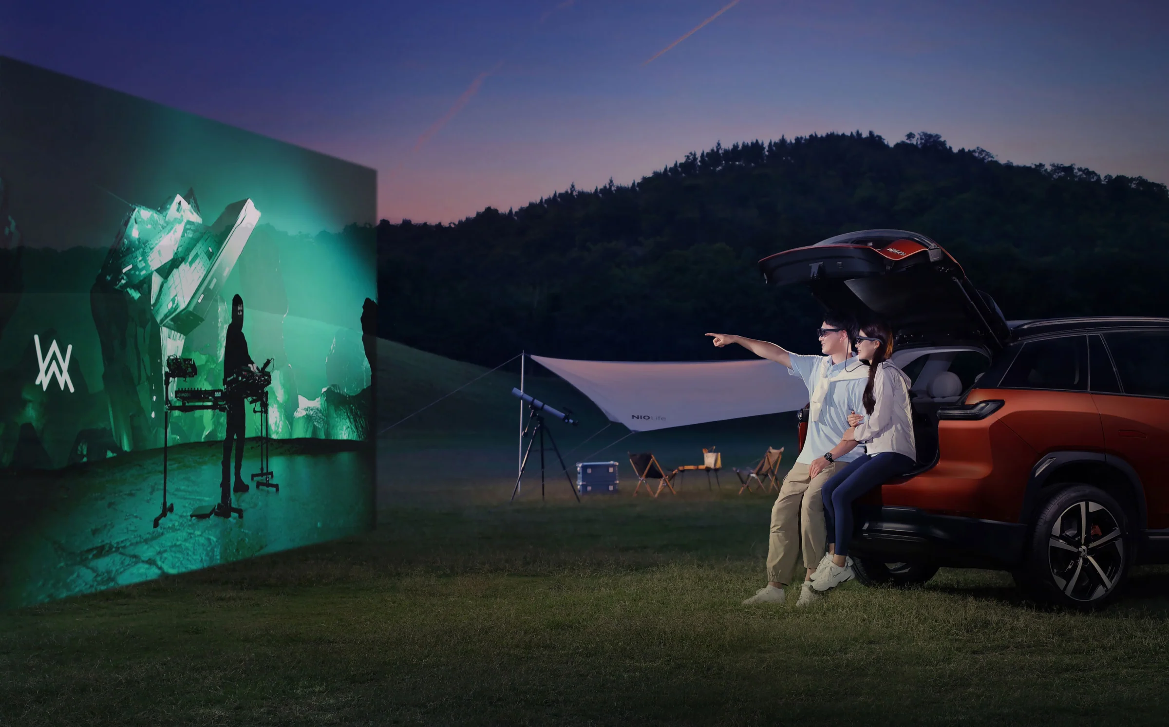 NIO ES7 — ujęcie z galerii modelu
