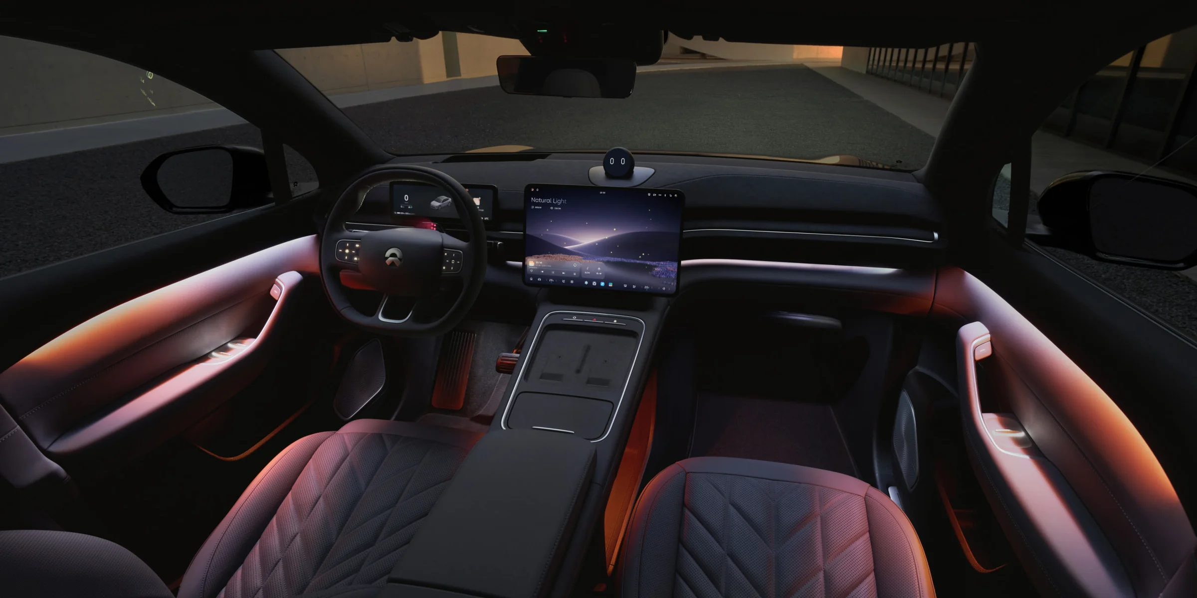 NIO EC6 — wnętrze i detale